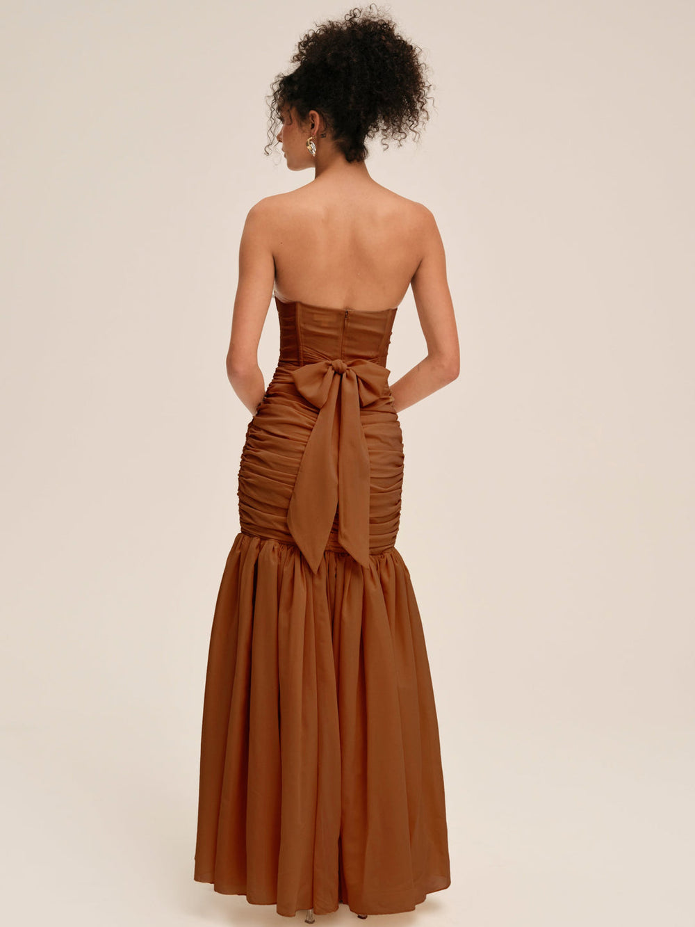 Women Serafina Gown - Brown