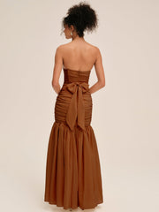 Women Serafina Gown - Brown