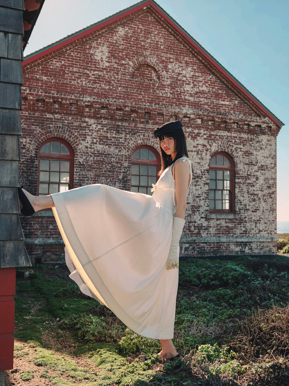Women Mollie Midi Dress - Cream
