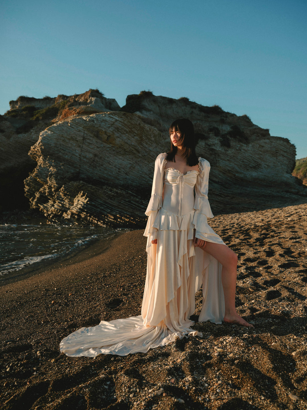 Women Zelia Maxi Dress - Cream