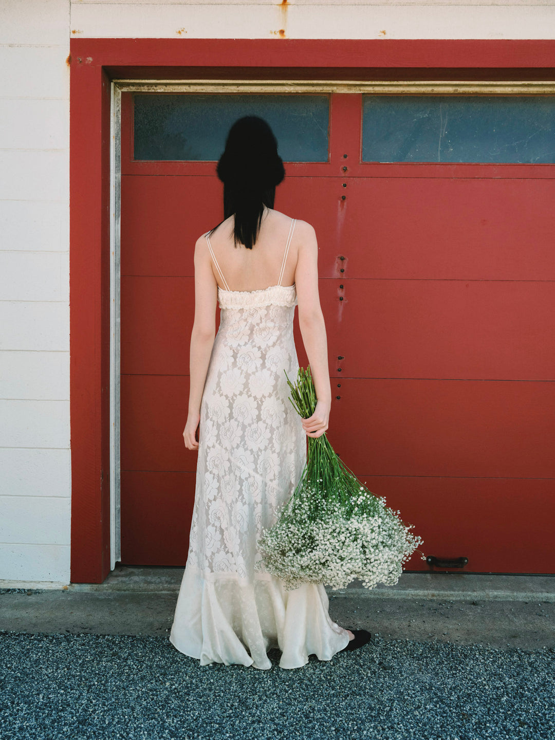 Women Claudia Rose Lace Gown - Cream