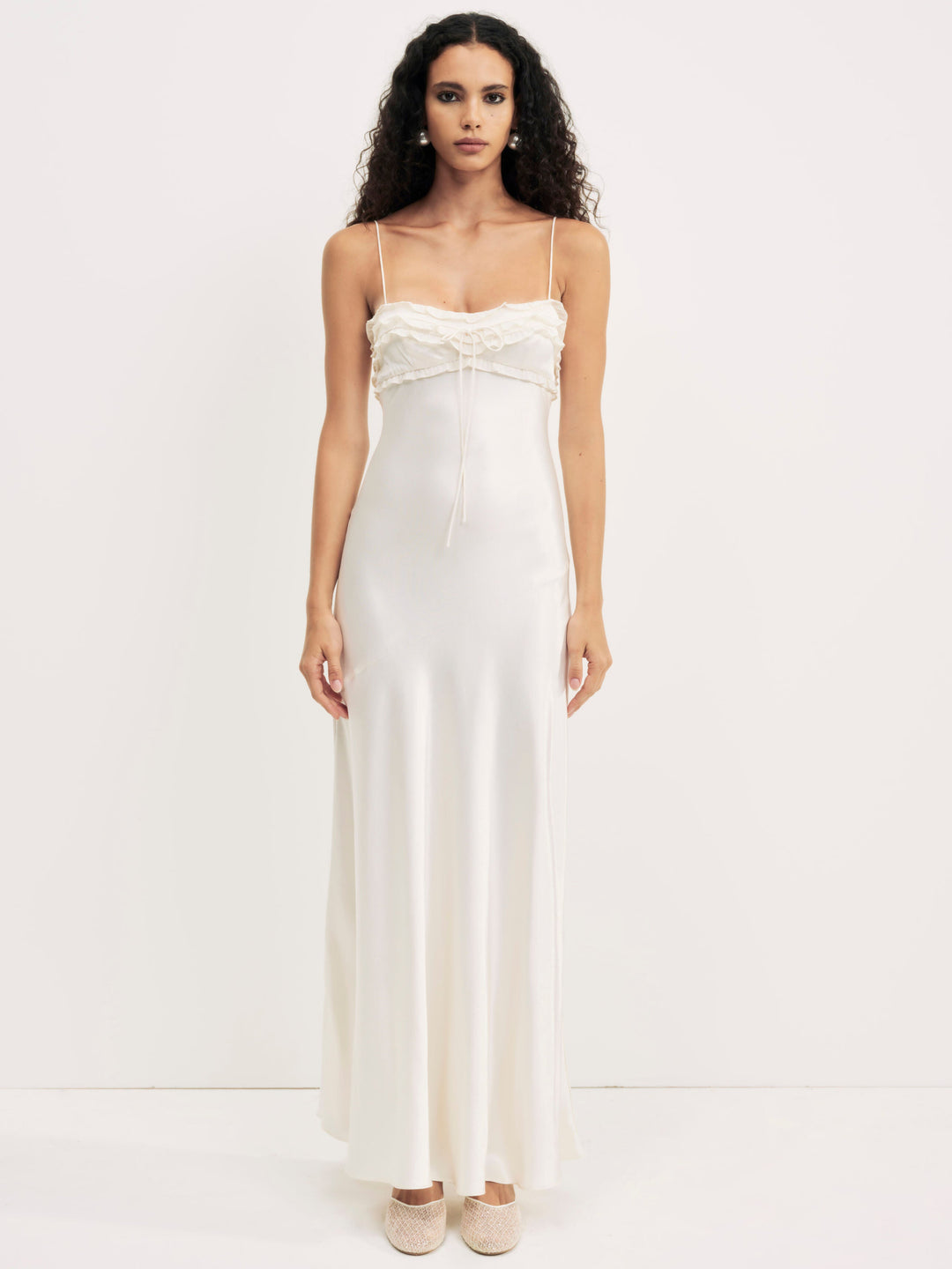Women Natalie Maxi Dress - Cream