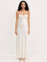 Women Natalie Maxi Dress - Cream