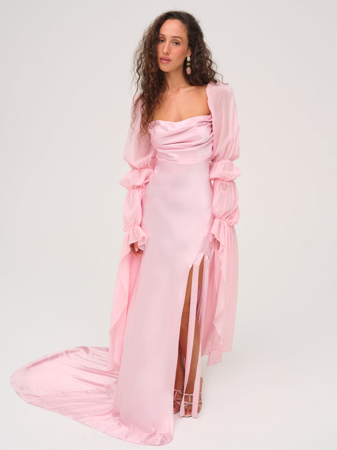 Women Willow Gown - Light Pink