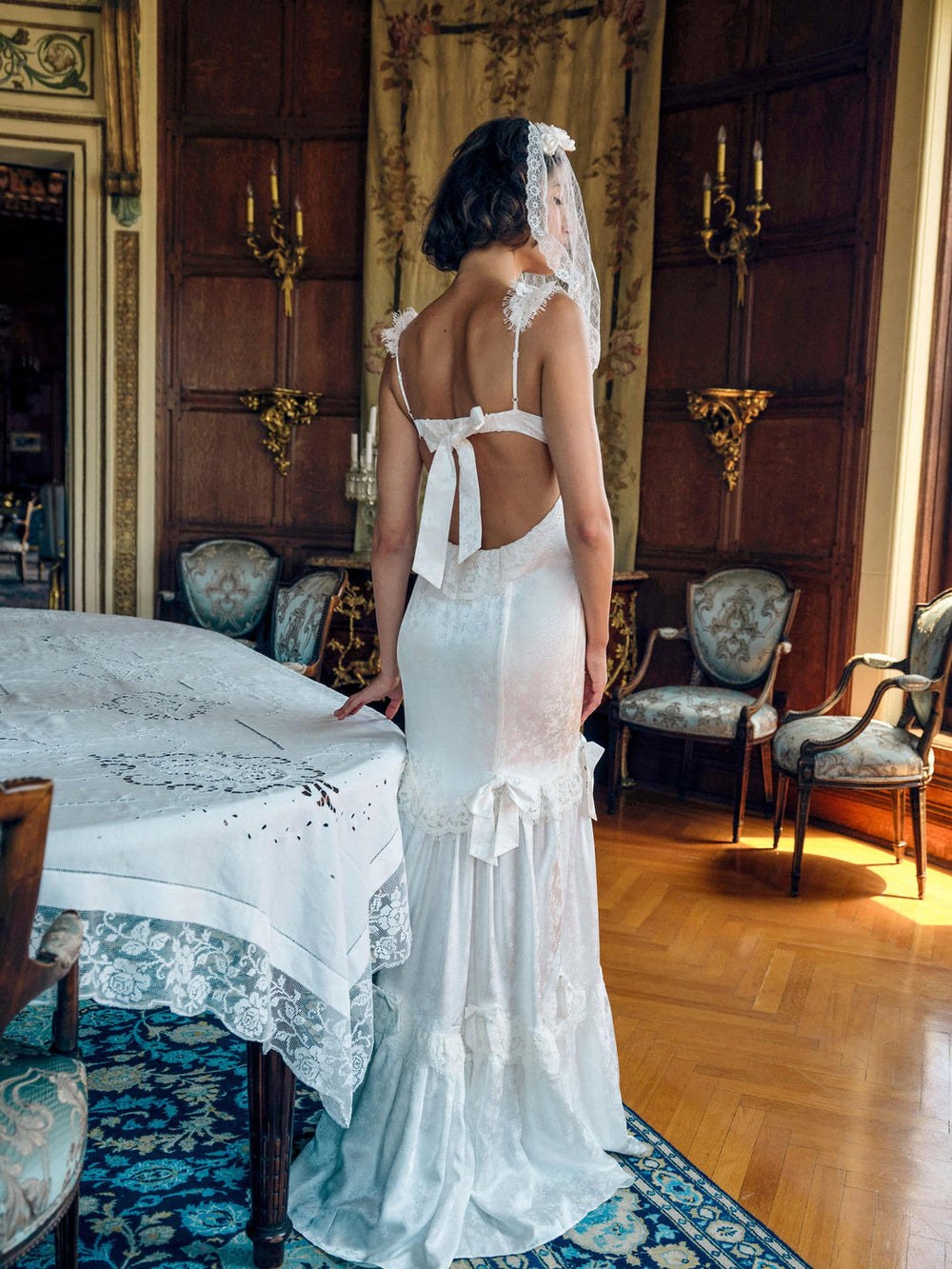 Women Diana Gown - White