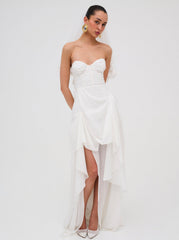 Women June Maxi Dress - White