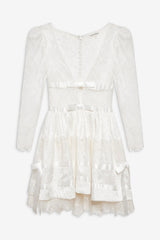 Women Annabelle Lace Mini Dress - Cream