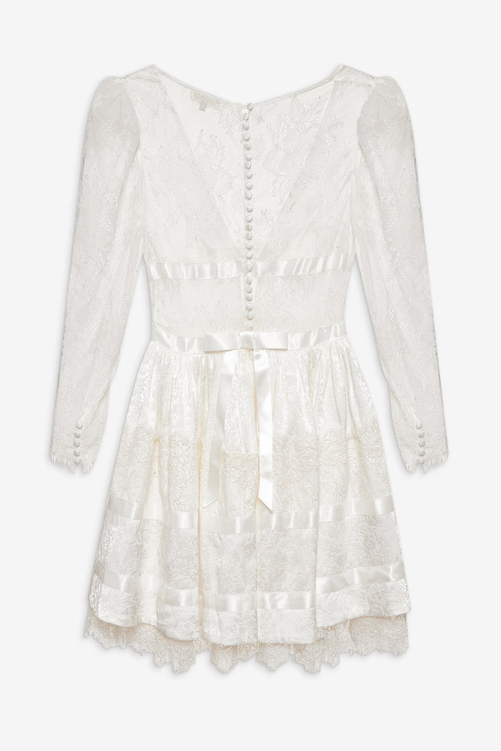 Women Annabelle Lace Mini Dress - Cream