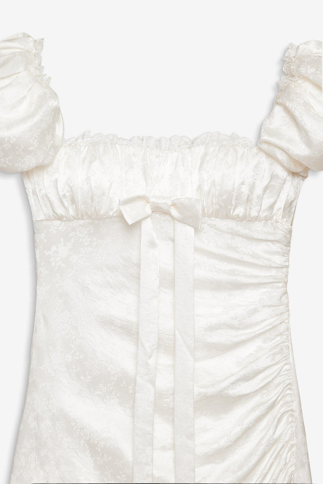 Women Aurelia Jacquard Gown - White