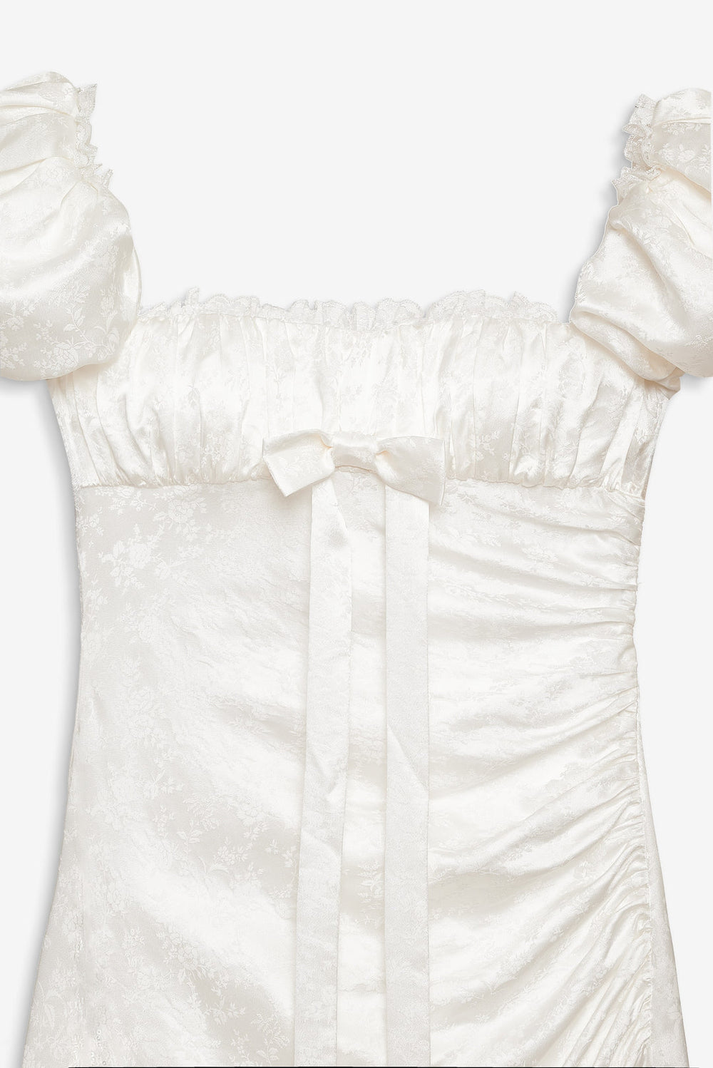 Women Aurelia Jacquard Gown - White