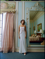 Women Eliana Gown - White Pink