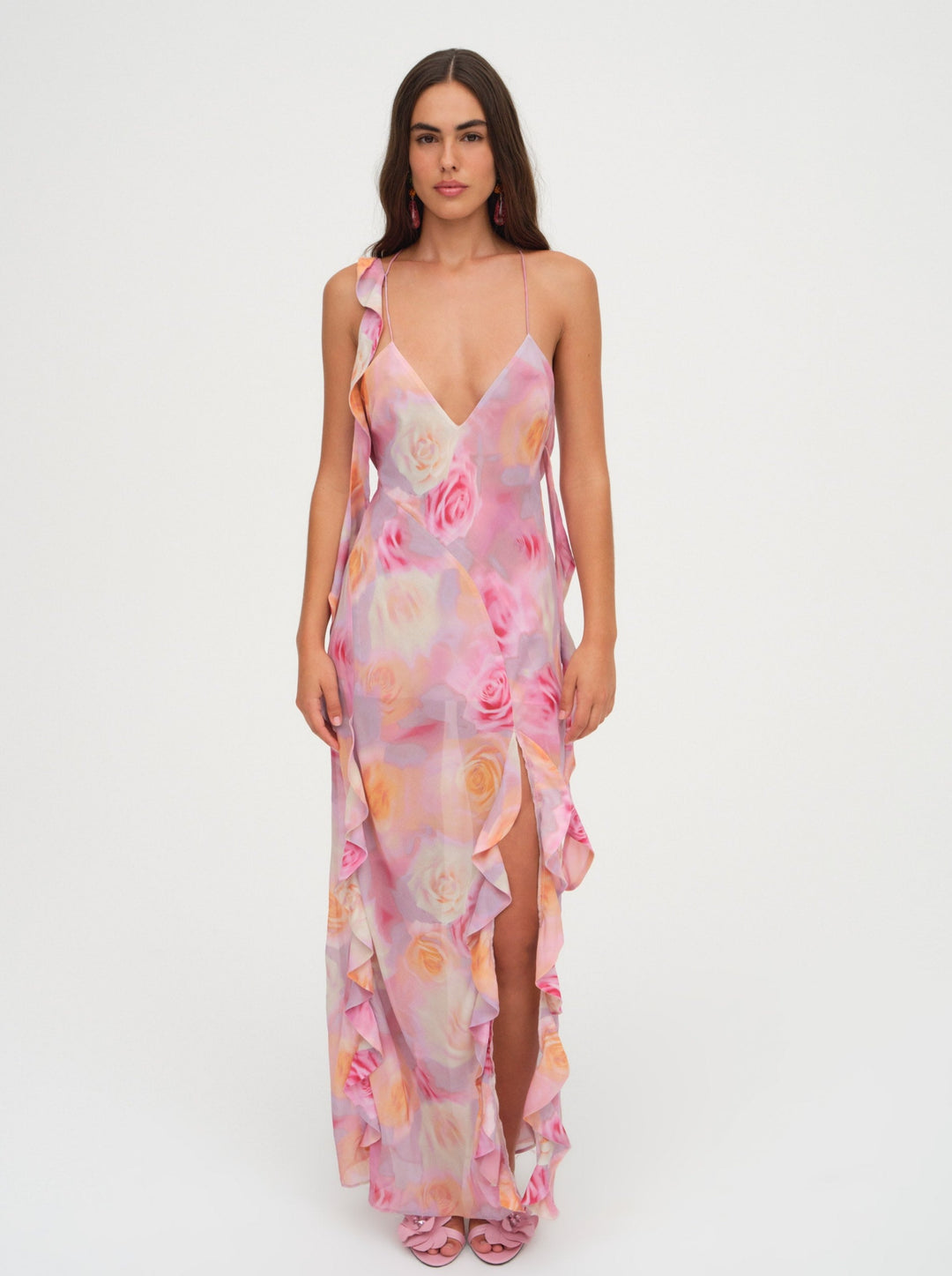 Women Beate Maxi Dress - Pink