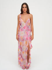 Women Beate Maxi Dress - Pink