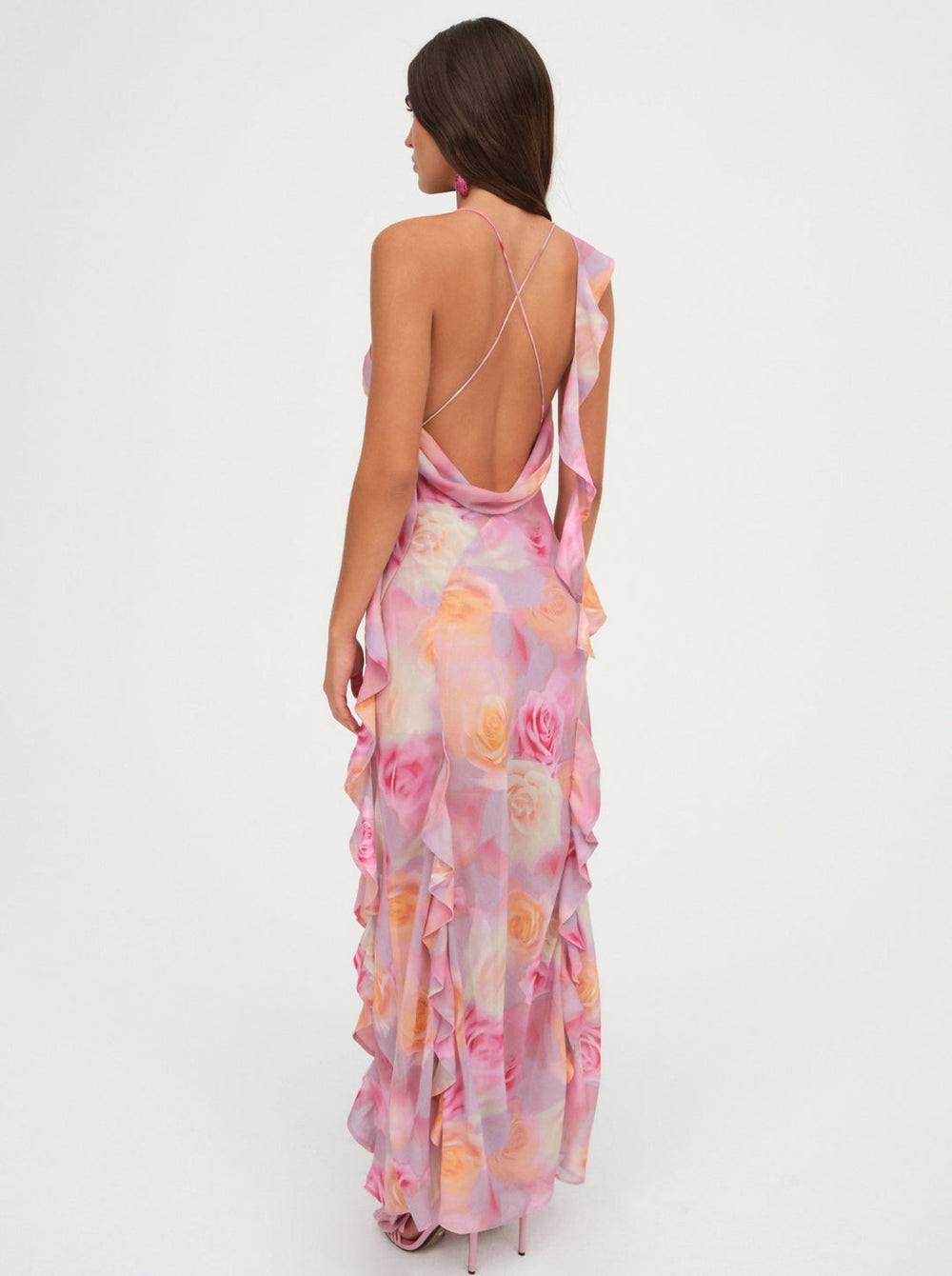 Women Beate Maxi Dress - Pink