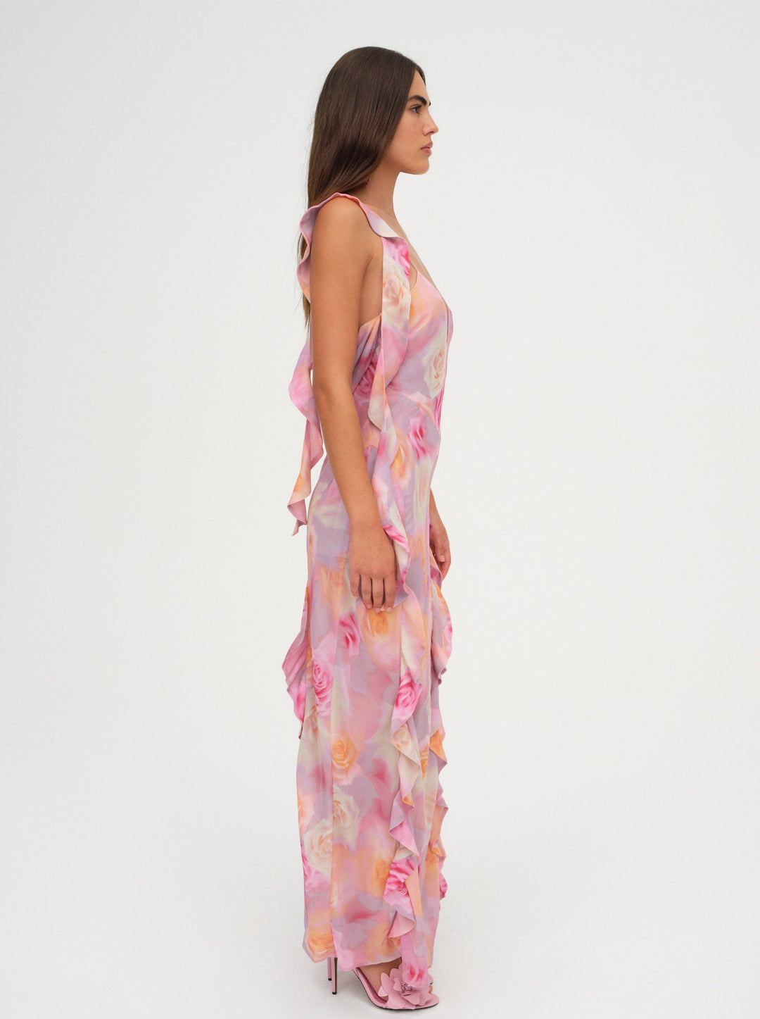 Women Beate Maxi Dress - Pink
