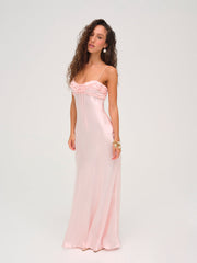 Women Natalie Maxi Dress - Baby Pink