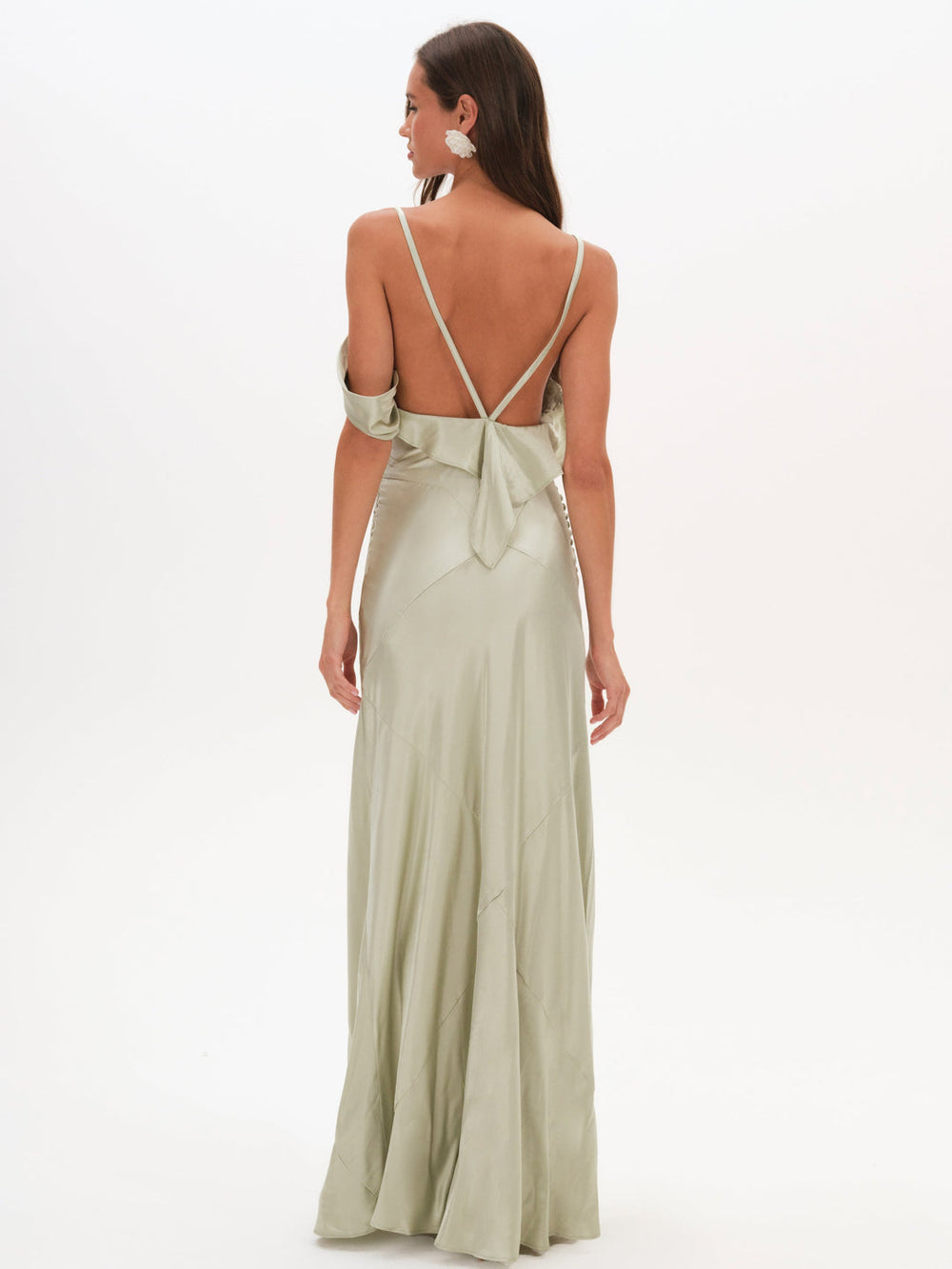 Women Jewel Maxi Dress - Sage