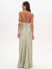 Women Jewel Maxi Dress - Sage