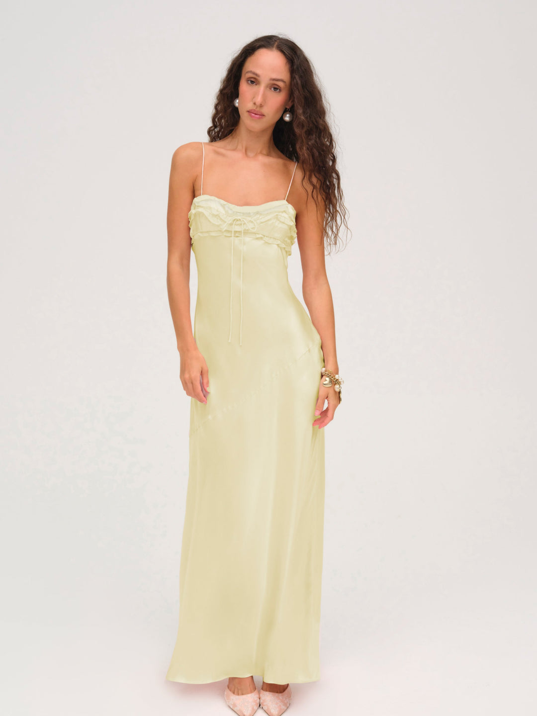 Women Natalie Maxi Dress - Yellow