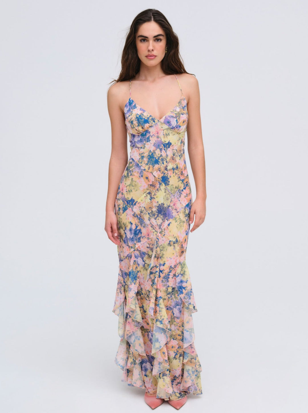 Women Elea Maxi Dress - Pink