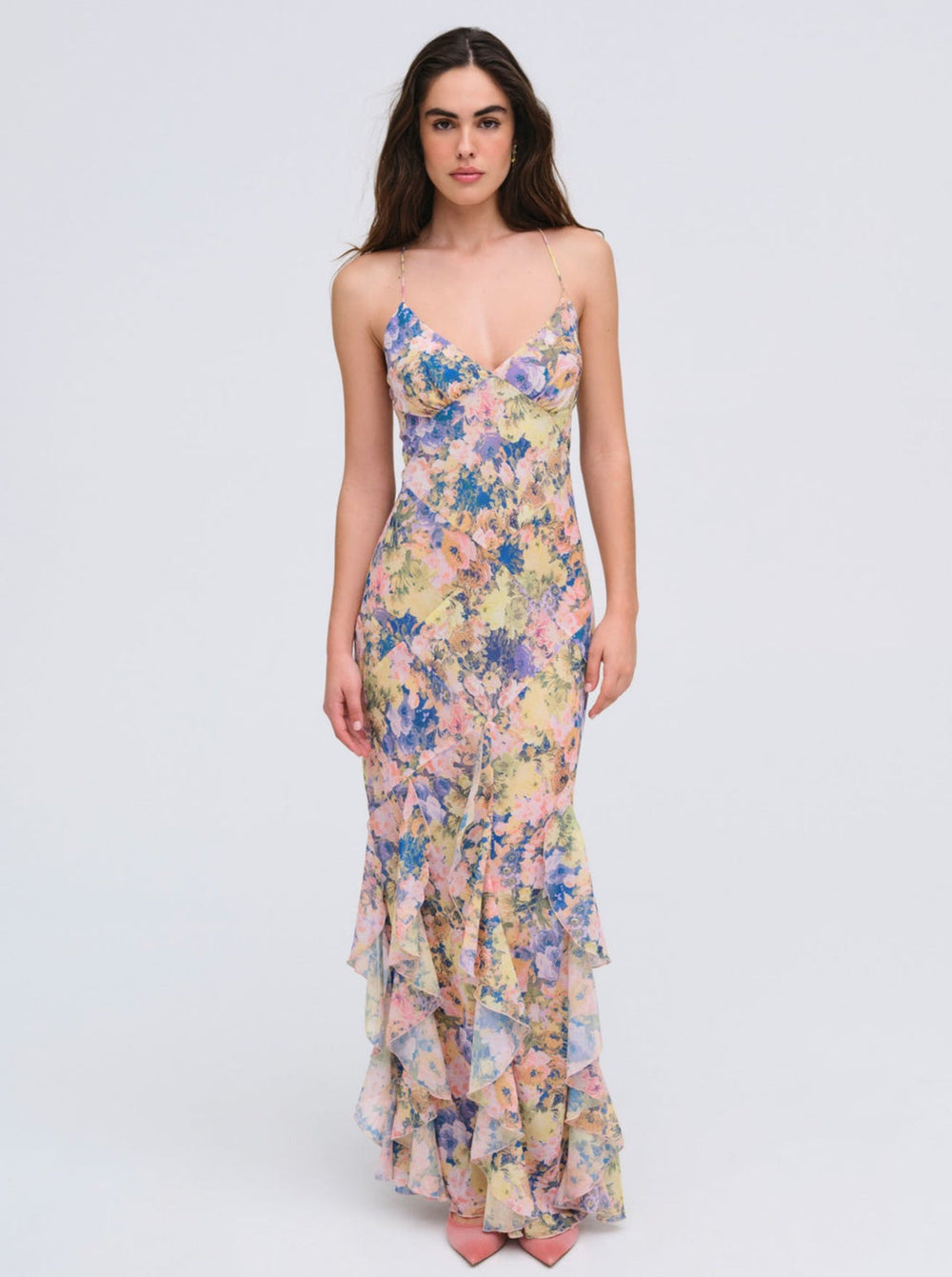 Women Elea Maxi Dress - Pink