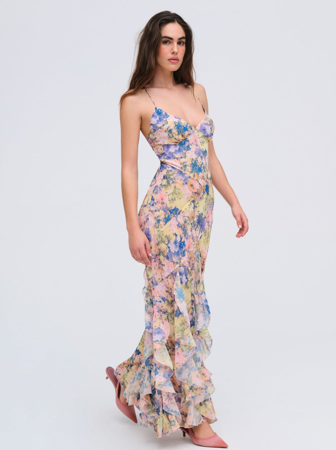 Women Elea Maxi Dress - Pink