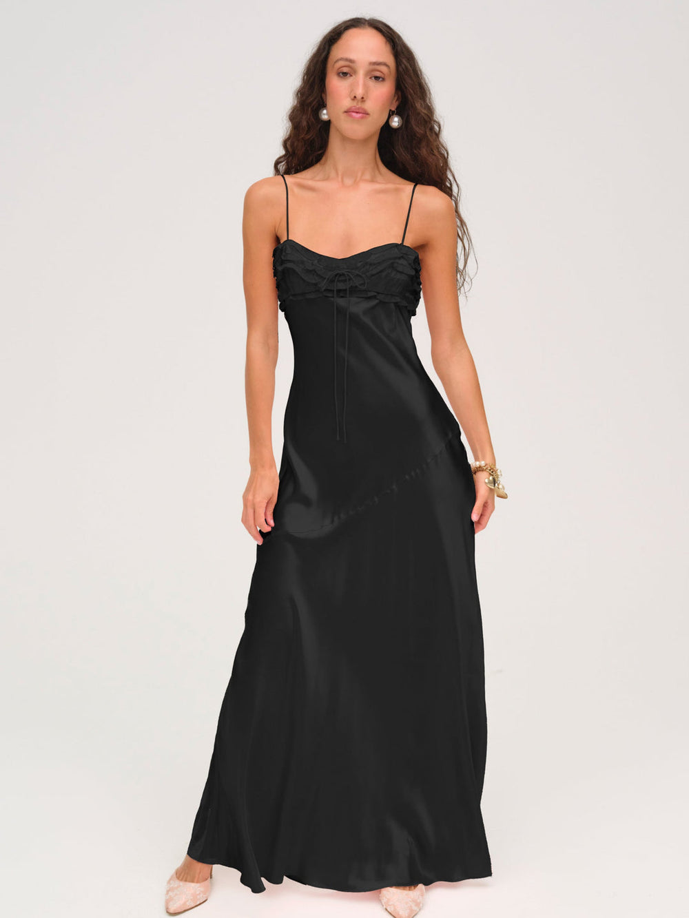 Women Natalie Maxi Dress - Black