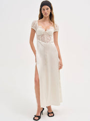 Women Casey Maxi Dress - White