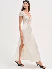 Women Casey Maxi Dress - White