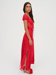 Women Casey Maxi Dress - Red