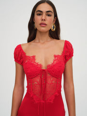 Women Casey Maxi Dress - Red