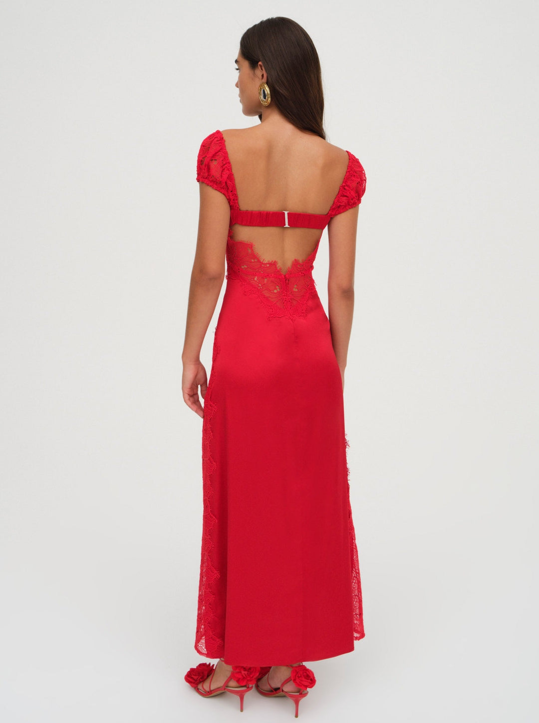 Women Casey Maxi Dress - Red