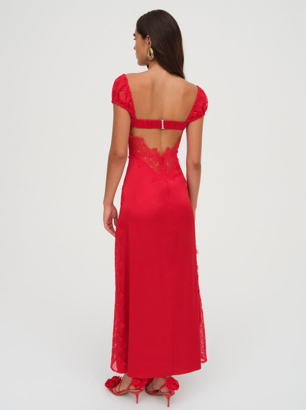Women Casey Maxi Dress - Red