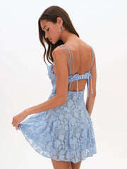 Women Kate Mini Dress - Blue