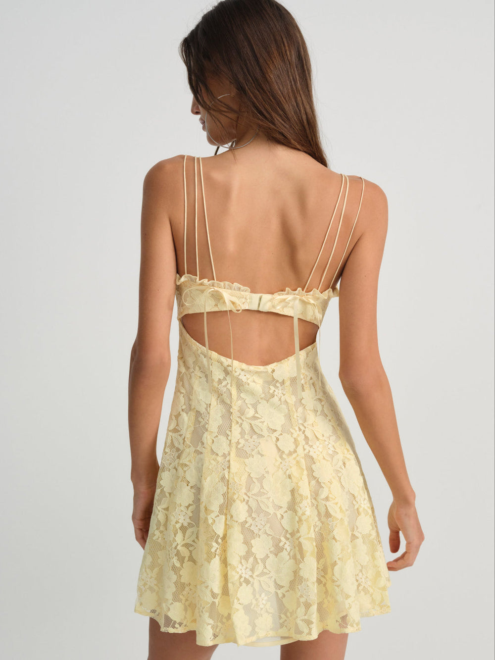 Women Kate Mini Dress - Yellow