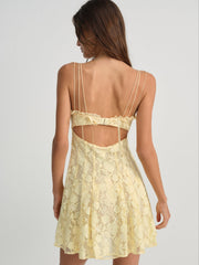 Women Kate Mini Dress - Yellow