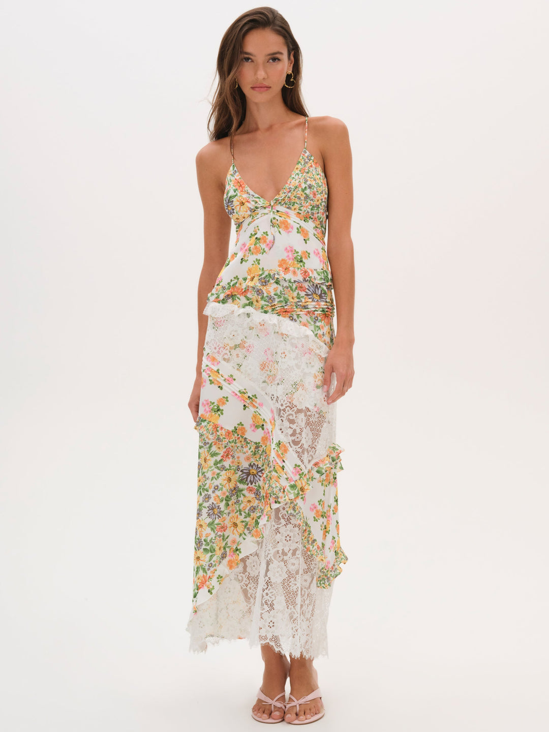 Women Rosalyn Maxi Dress - Green - Marigold