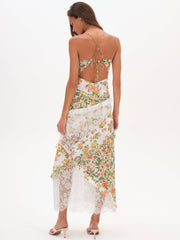 Women Rosalyn Maxi Dress - Green - Marigold