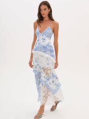 Women Rosalyn Maxi Dress - Blue