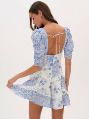 Women Rosalyn Mini Dress - Blue