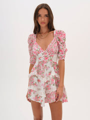 Women Rosalyn Mini Dress - Pink