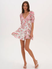 Women Rosalyn Mini Dress - Pink