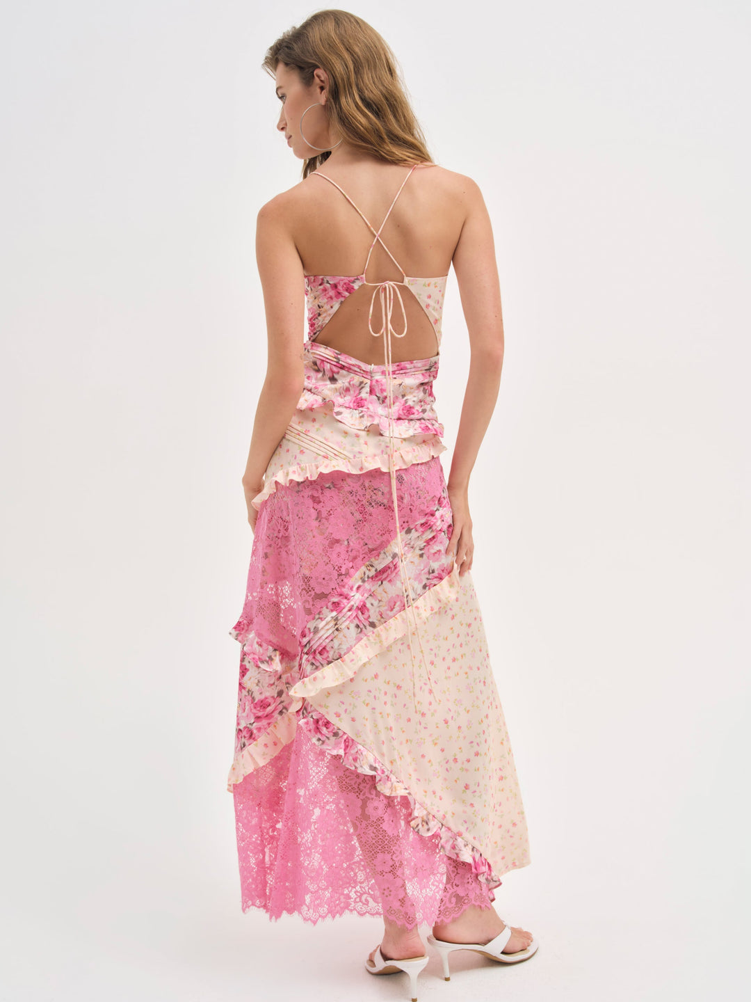 Women Rosalyn Maxi Dress - Coral