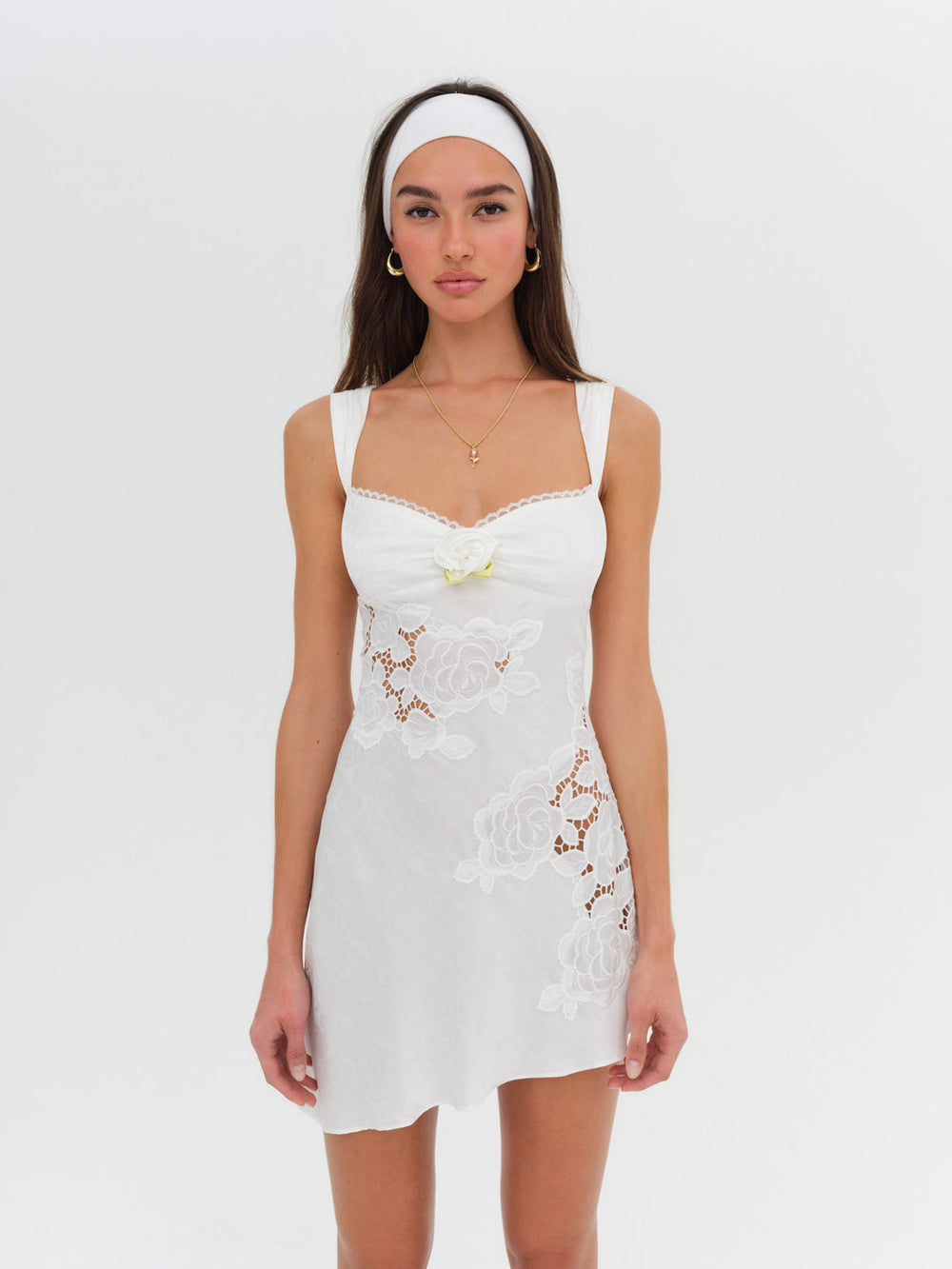 Women Claudia Mini Dress - White