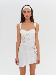 Women Claudia Mini Dress - White