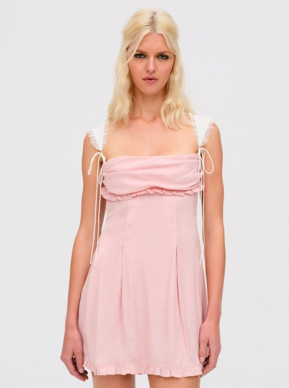 Women Holland Mini Dress - Pink