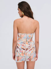 Women Delphine Mini Dress - Blue