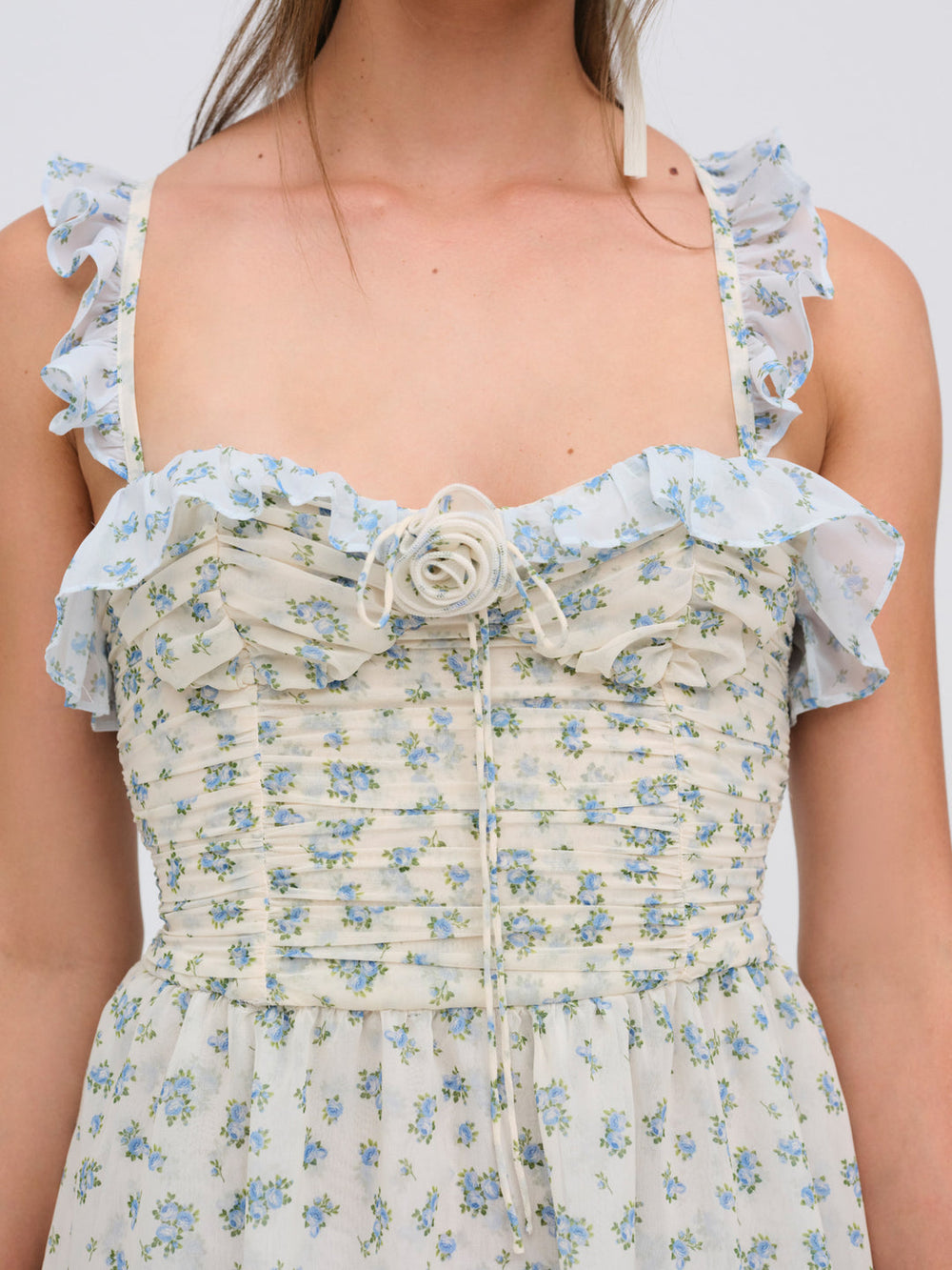 Women Chateau Mini Dress - Blue