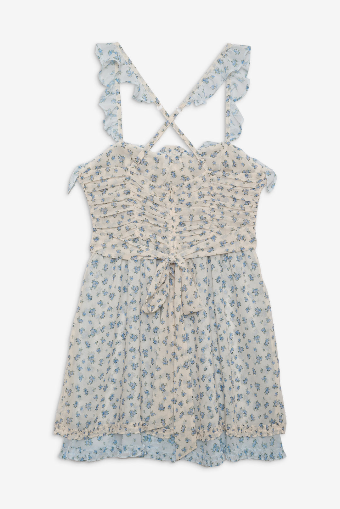 Women Chateau Mini Dress - Blue