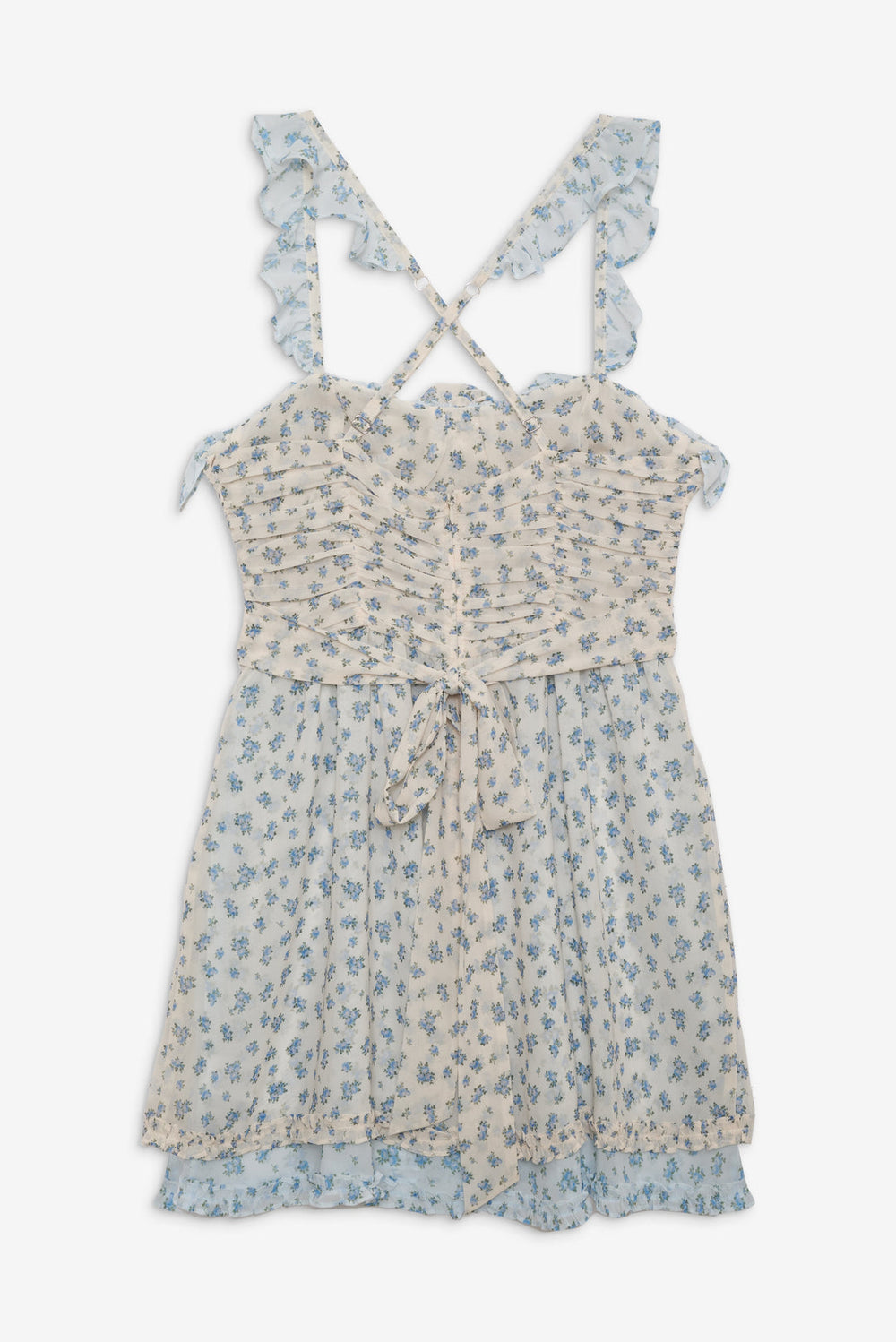 Women Chateau Mini Dress - Blue